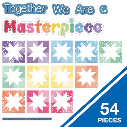 Carson Dellosa Crafty and Cool 54-Piece Together We are a Masterpiece - color: We Are a Masterpiece