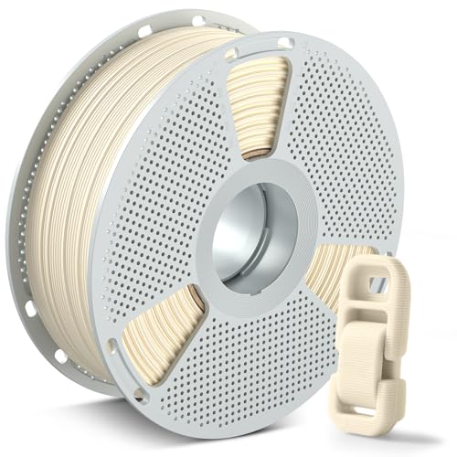 SUNLU Nylon Filament 1.75mm, Nylon 6+66 PA Filament, 1KG, Natural White - color: 1kg Nylon Natural (Hex Code: #F6f2e8), size: Nylon
