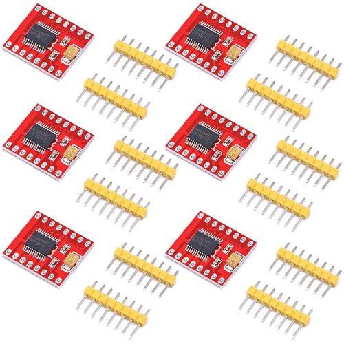 6-Pack TB6612FNG Motor Driver Module, Dual DC, 1.2A/3.2A Peak