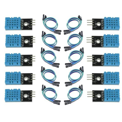 10-Pack DHT11 Humidity Sensor Module, 3.3V-5.5V