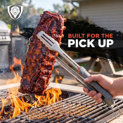 Dalstrong 16" Locking BBQ Tongs - Titanium Nitride Stainless Steel - size: Tongs