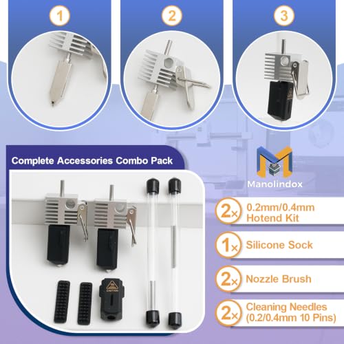 0.4+0.2MM SPARKX i7 Hotend Integrated Hardenend Steel Nozzle for Creality