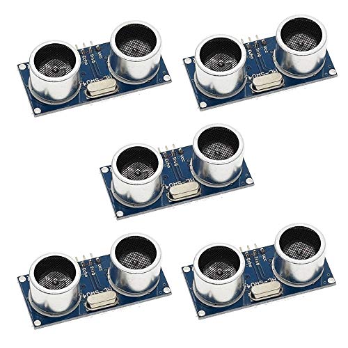 Aceirmc HC-SR04 Ultrasonic Sensor Distance Module for Arduino UNO MEGA2560 Nano Robot XBee ZigBee (5pcs) - color: 5pcs