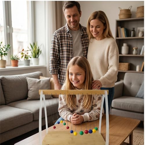 Newtons Cradle Pendulum Balls Cool Science Gadgets Kinetic Physics Toys Desktop Decorations