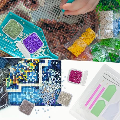 Guyuyii 30 PCS Clear Bead Organizer Box, Small Storage Containers with Lids - size: 31 Pcs