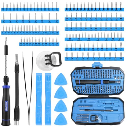 GRENPRO 152-in-1 Precision Screwdriver Set, Magnetic Computer Screwdriver Kit with Case,Perfect for Laptop, MacBook, Mobile, PS5, Xbox, PC, Glasses, Watches, Jewelry - color: Green Black