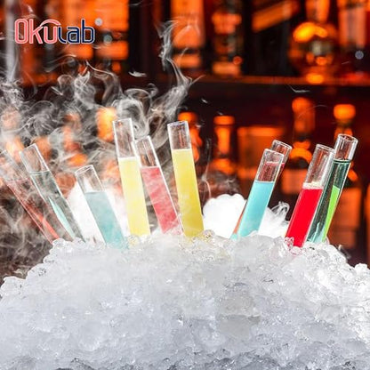 Clear Glass Test Tubes 50PCS, 16x150mm (20ml) Glass Test Tube with Cap and Brush for Scientific Plants, TTGS02A50 - style: 50PCS of 16x150mm (20ml)