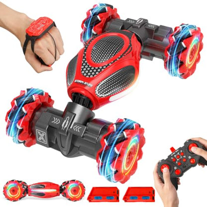 Remote Control Car - RC Drift Car Gesture Sensing Toy Boy Age 6-8-12 Gifts - color: Black