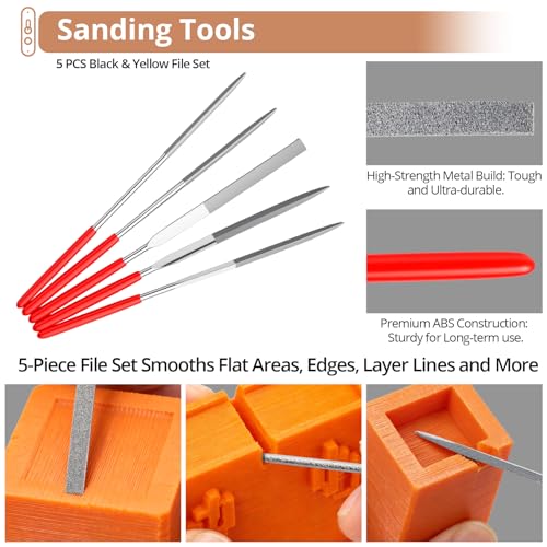 KAMTOP 46-Piece 3D Printer Tool Kit, All-in-One 3D Printing Accessories