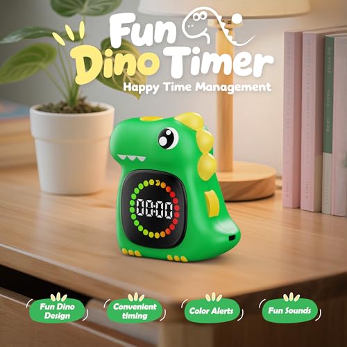 Visual Timer for Kids 99 Minute Digital Potty Training Timer for Homeschool - color: Green