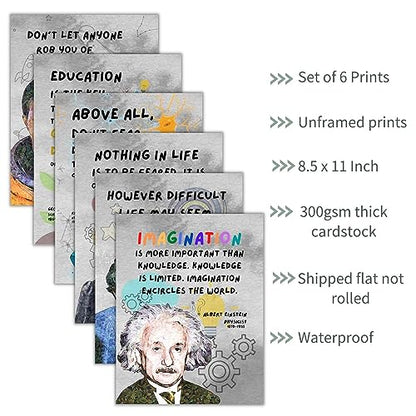 Famous Scientists Motivational Wall Art for Classroom Must Have Decor