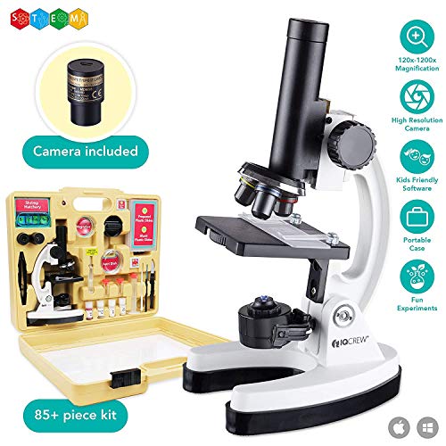 AmScope M40-K-MDM35 1200X Monocular Compound Microscope Digital Camera Kit