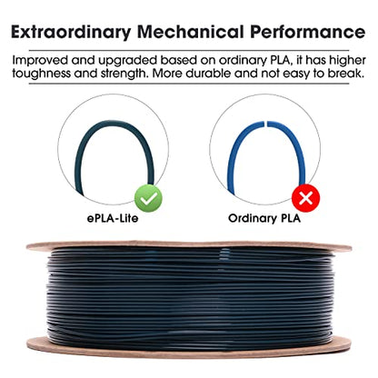 eSUN PLA Filament 1.75mm, High Toughness 3D Printer Filament Upgraded PLA Filament, Dimensional Accuracy +/- 0.03mm, 1KG Cardboard Spool (2.2 LBS) 3D Printing Filament for 3D Printers, Green - color: Green, size: PLA 1.75MM - 1KG