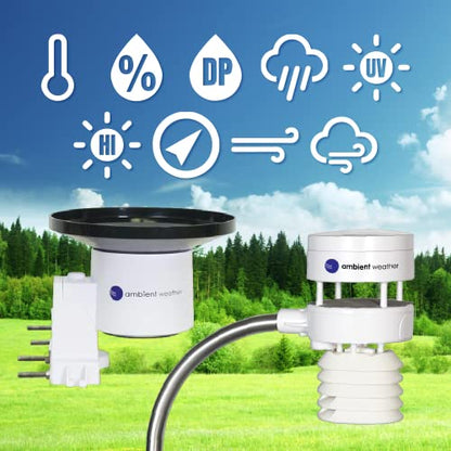 Ambient Weather WS-5000 Ultrasonic Smart Weather Station - style: Display Console + Ultrasonic + Raincup