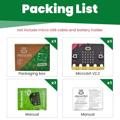 KEYESTUDIO Micro:bit V2 Robot Kit + Microbit V2.2 Board