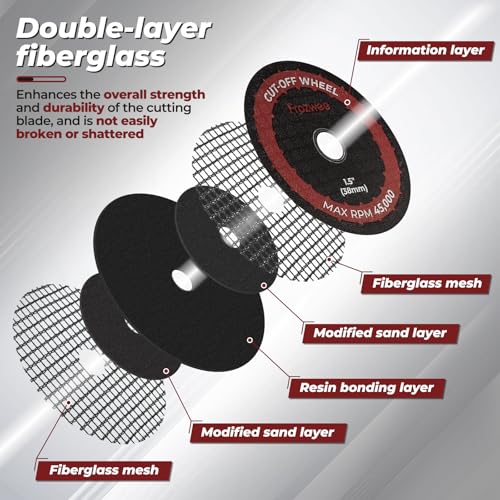 20PCS 1.5" Cut-Off Wheels for Drill,2 Shanks(1/4"+1/8" Mandrel) - style: 1.5"20Pcs
