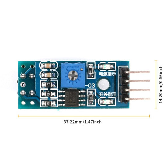 10pcs TCRT5000 Infrared Reflective Sensor Module, Obstacle Avoidance Line Tracking for Arduino DIY Projects