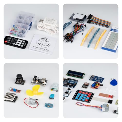 ELEGOO UNO R3 Project Most Complete Starter Kit, Compatible with Arduino