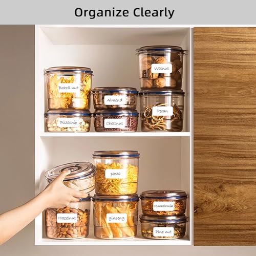Homrelaxy 1400 Pcs 1"x2" Removable Labels for Food Containers, No Residue - size: 1"x2"