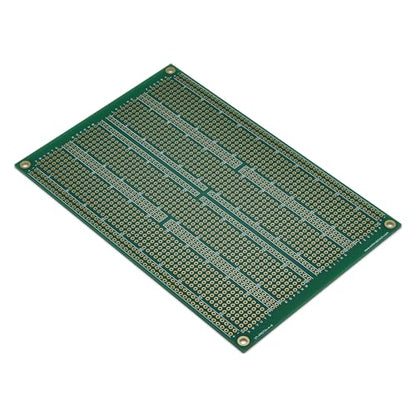 Double Sided ENIG Protoboard, Solderable Breadboard, Electronic Circuit Board for DIY Prototype Circuit, FR4, Plated Through Hole Solder Prototype Board, ST-Proto (4" x 6") - style: 4" x 6"
