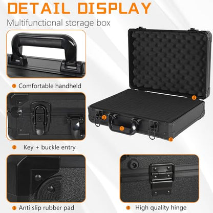 17 Inch Hard Carrying Storage Case - size: Inner：16.5''X 11.5''X 5.5''