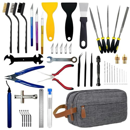 3D Printer Tools Kit,58 PCS 3D Printing Accessory Tools Kit - style: 58 PCS 3D Printer Tools Kit