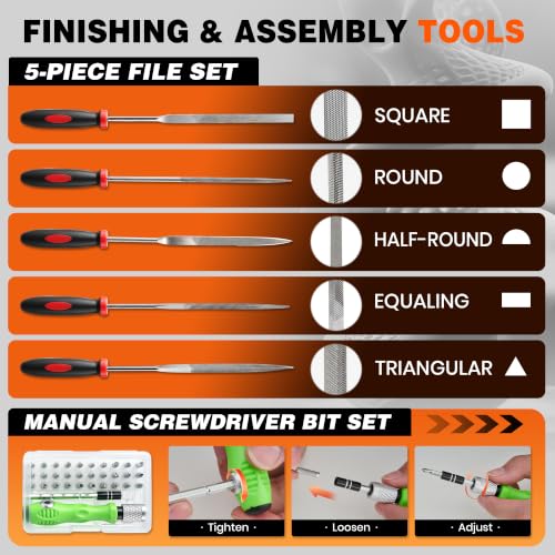 Sakerneo 135Pcs 3D Printer Tool Kit with Storage Bag,3D Printer Accessories