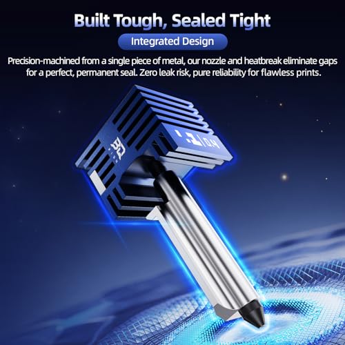 2 Pack BIQU Panda Juicer SFC Hotend Print Head Kit for Bambu-Lab P2S/X2D 3D Printer Upgrade Standard Flow High Temperature Hot End 0.4mm VantaC Coating Hardened Steel Nozzle with 5PCS Silicone Sock - size: Panda Juicer SFC(For P2S/X2D)