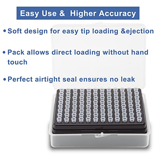 ONiLAB 10µL Universal Pipette Tips, 96 Tips/Rack, DNase/RNase Free - size: 10ul