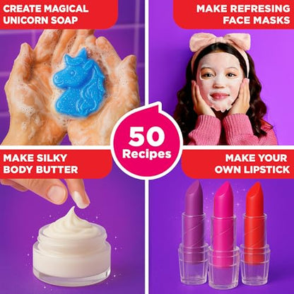 Doctor Jupiter Glam Science, DIY Makeup Craft Kit for Kids Ages 6,7,8+ - style: Glam Science Kit: 6+