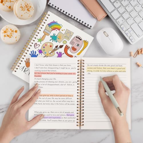 Qabliqo Art Teacher Gifts Spiral Notebook Journal - color: Art Teacher