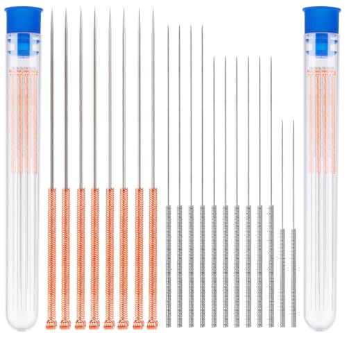 20 Pcs 3D Printer Nozzle Cleaning Kit, Stainless Steel Nozzle Cleaning Needles, No Clogger 3D-Printer Welding Tip Cleaner Tools, 3D Printer Accessories