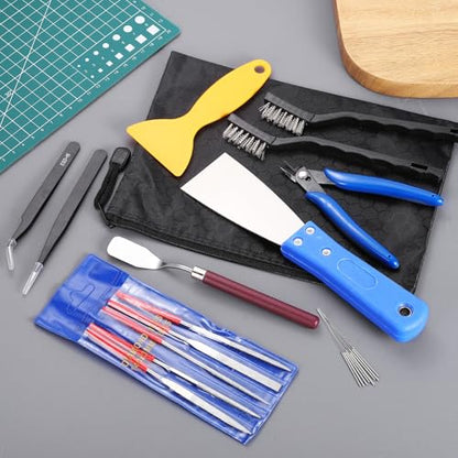 MECCANIXITY 23Pcs 3D Printer Tools Kit 3D Printer Nozzle Cleaning Tool Kit