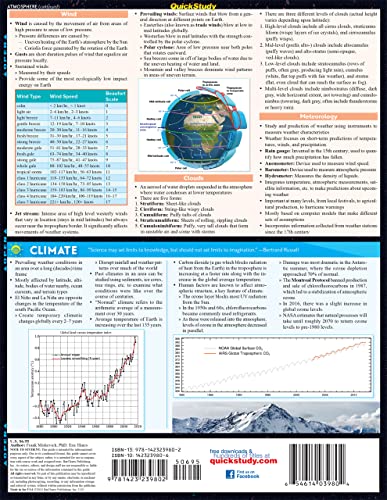 Earth Science: a QuickStudy Laminated Reference Guide (Quickstudy Reference Guide)