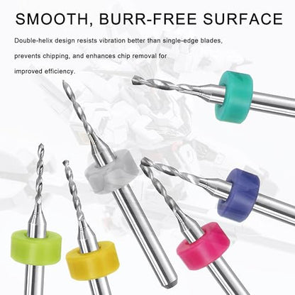 Micro Drill Bit Set, 10PCS Tungsten Steel Drill Bits 1.1-2.0mm - color: (1.1-2.0) mm drill bit