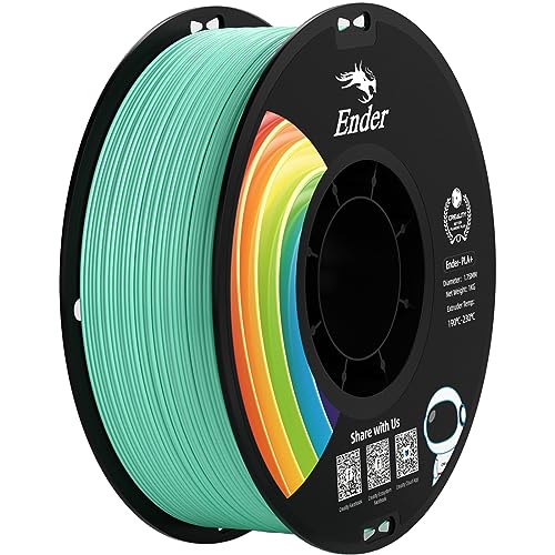 Creality PLA+ 3D Printer Filament 1.75mm, Jade Green,1KG - color: Jade Green Pla+, size: 1kg