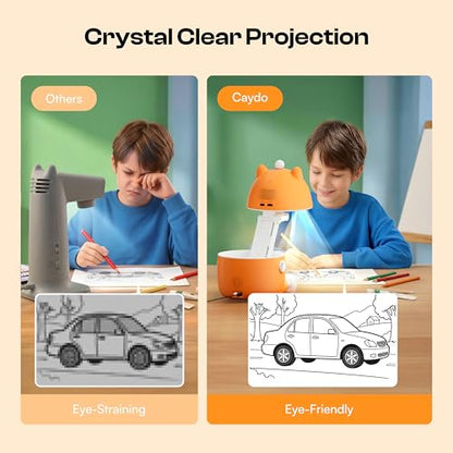 Caydo T3 Smart Drawing Projector Kit, for Kids Ages 5+ - color: T3 Drawing Projector Kit
