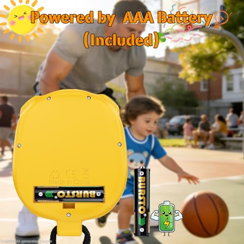 Digital Simple Stopwatch Timer, Single Lap Countdown Timer with On/Off, AAA Battery (Included) for Kids Students Coaches, Yellow - color: Yellow