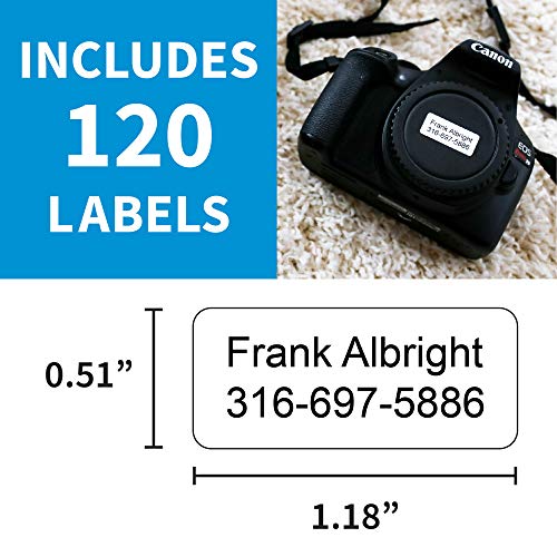 120 Custom Personalized Waterproof Name Labels | Self Stick | Clothing, School, Camp, Nursing, Toys, All Purpose | Ez Kids and All Ages | Washer, Dryer & Dishwasher Safe | No-Iron (No Icon) - color: No Icon