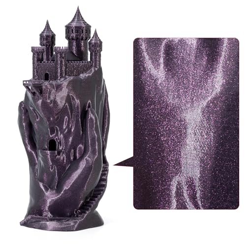 Starlight Purple Chameleon PLA 1.75mm 1kg ColorShift Glitter 3D Filament - color: H_pla-bsl-11 Starlight Purple