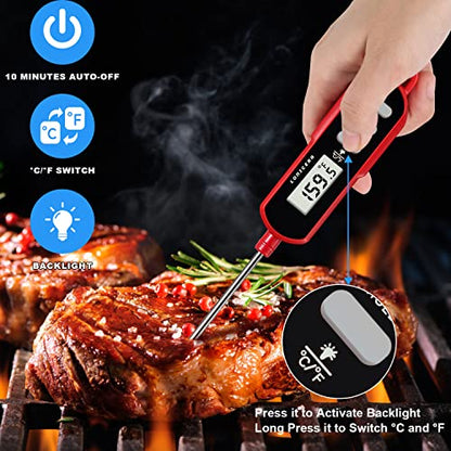 LONICERA Digital Cooking Thermometer for Sourdough Bread, 5-Inch Probe