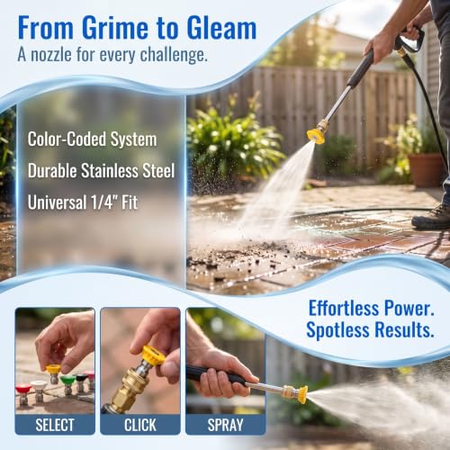 Pressure Washer Nozzle Kit, Fit for All Westinghouse Pressure Washers