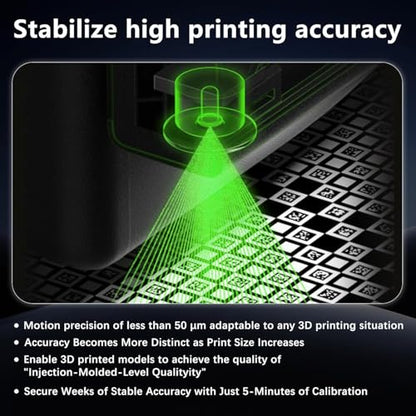 X2D Vision Encoder for Bambu Lab X2D, High-Precision Calibration Encoder Board, Sub-50μm Motion Accuracy Vision Encoder Plate, Direct Replacement Vision Encoder for Bambu X2D 3D Printer Accessories - color: X2D Vision Encoder