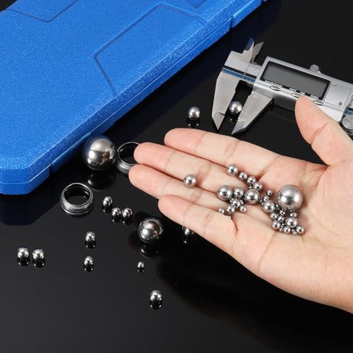 uxcell 12mm Bearing Balls, 10 Pcs 440C Stainless Steel G10 Precision Balls Metric Mixing Balls for Bearings Bicycles Casters - size: 12mm