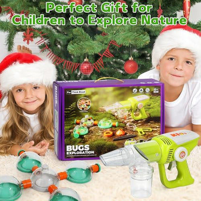 Bug Catcher for Kids 3-5, Bug Vacuum Toys Set，Summer Outdoor Explorer Kit