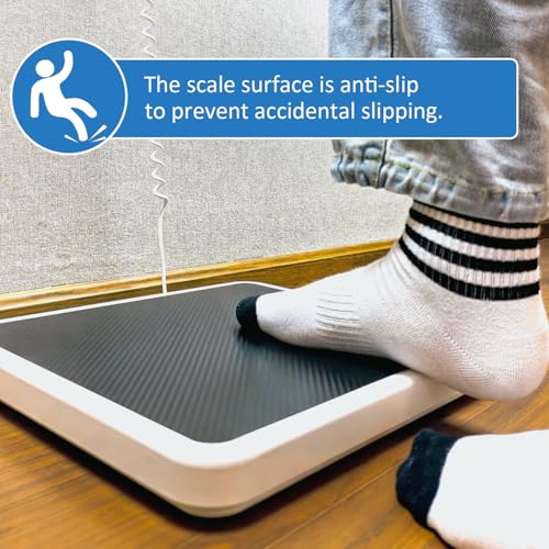 Physician Scale(660 lb) ，Medical Floor Scale for Body Weight，KG/LB/LB:OZ Three Units, 12.5" x 12.9" Platform， Heavy Duty Medical Grade Physician Scale in Home, Hospital and Weight Loss