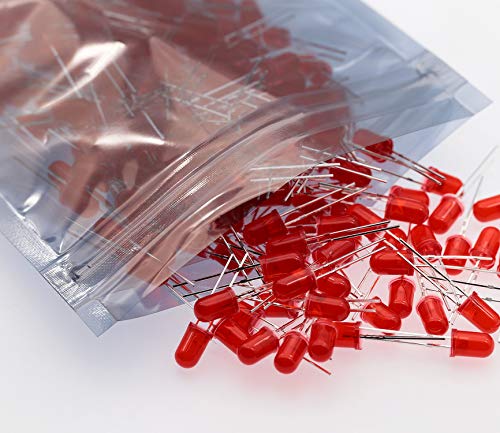 100pcs Ultra Bright 5mm LED Light Emitting Diode Diffused Red - color: 5mm Red 100pcs
