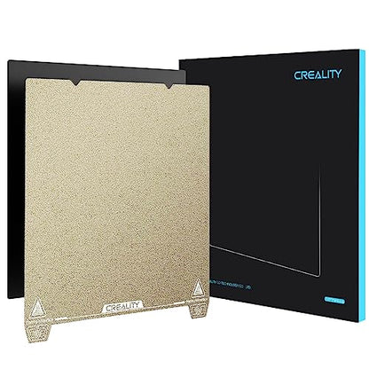 Creality Official Ender 3 S1 Pro Original Build Plate, 235x235mm Texture Surface PEI Sheet Magnetic Removable Flexible Spring Heat Resistance Bed Plate for Ender 3 V3 SE/KE, K1, Ender 3 S1, CR-10 SE - style: PEI Textured (Ender 3 S1 Pro)