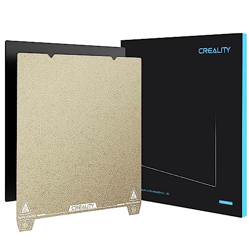Creality Official Ender 3 S1 Pro Original Build Plate, 235x235mm Texture Surface PEI Sheet Magnetic Removable Flexible Spring Heat Resistance Bed Plate for Ender 3 V3 SE/KE, K1, Ender 3 S1, CR-10 SE - style: PEI Textured (Ender 3 S1 Pro)