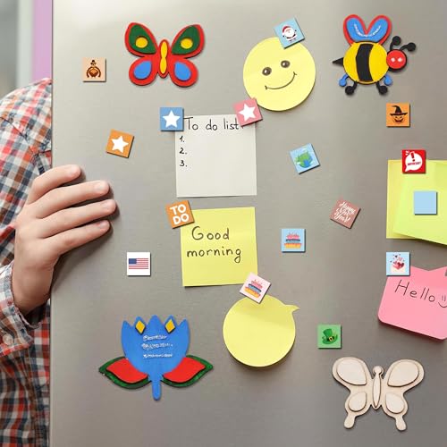 Lesnala Double-Sided Magnetic Calendar Numbers for Refrigerator - color: Multi Color